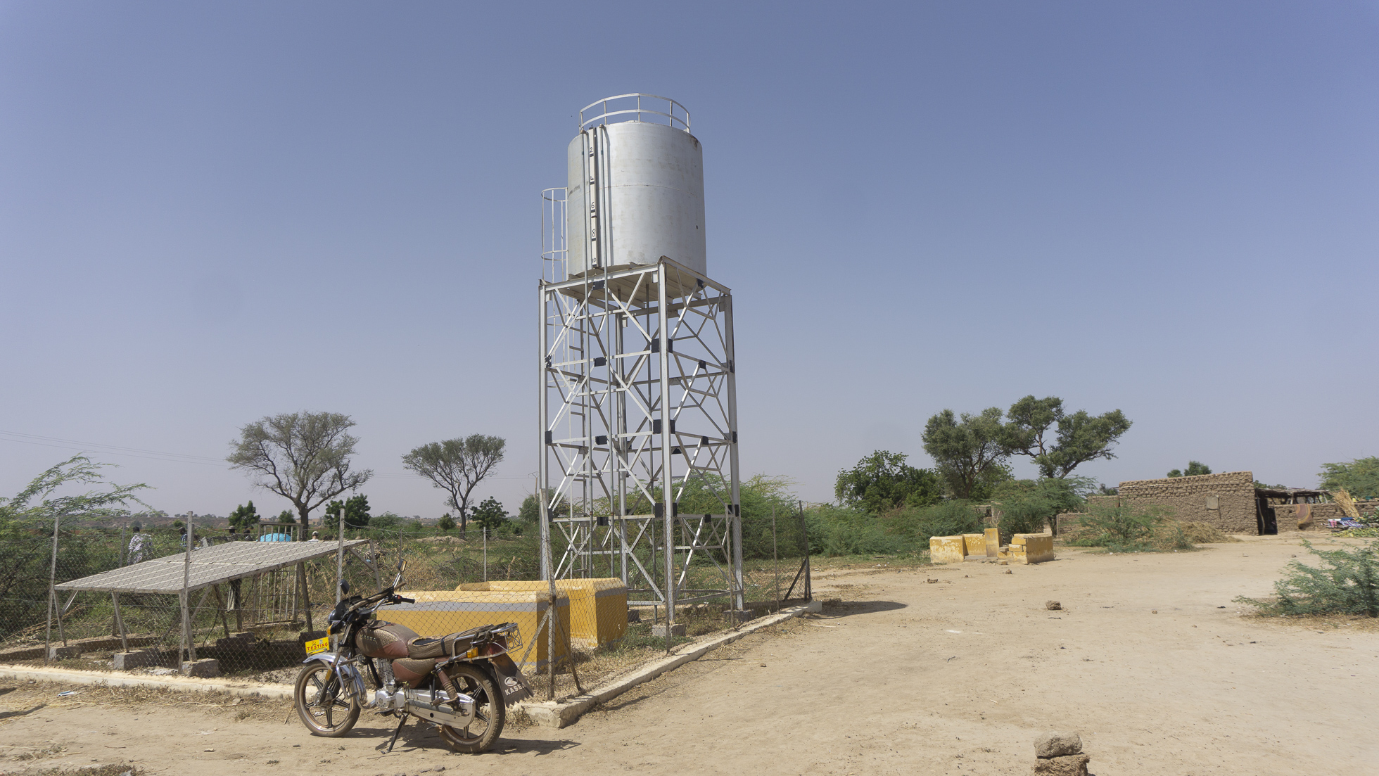 Solar water pumps in Niger. 