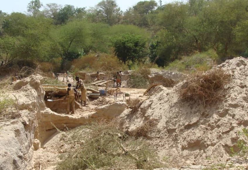 Goldabbaustätte in Burkina Faso. © Kommune Poura, Saidou Traoré