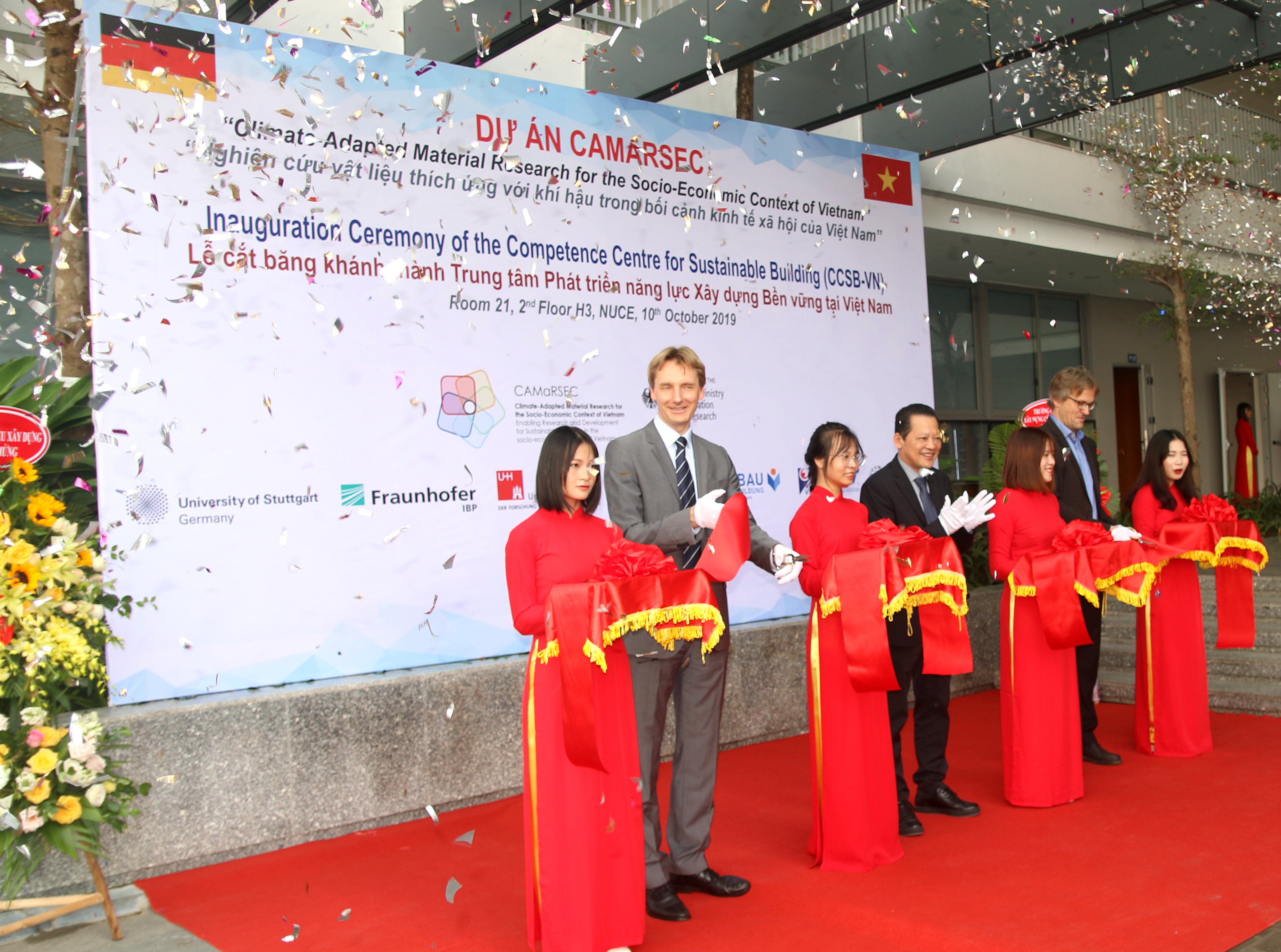 Eröffnung des CAMaRSEC Projektbüros und des Competence Centre for Sustainable Building in Vietnam