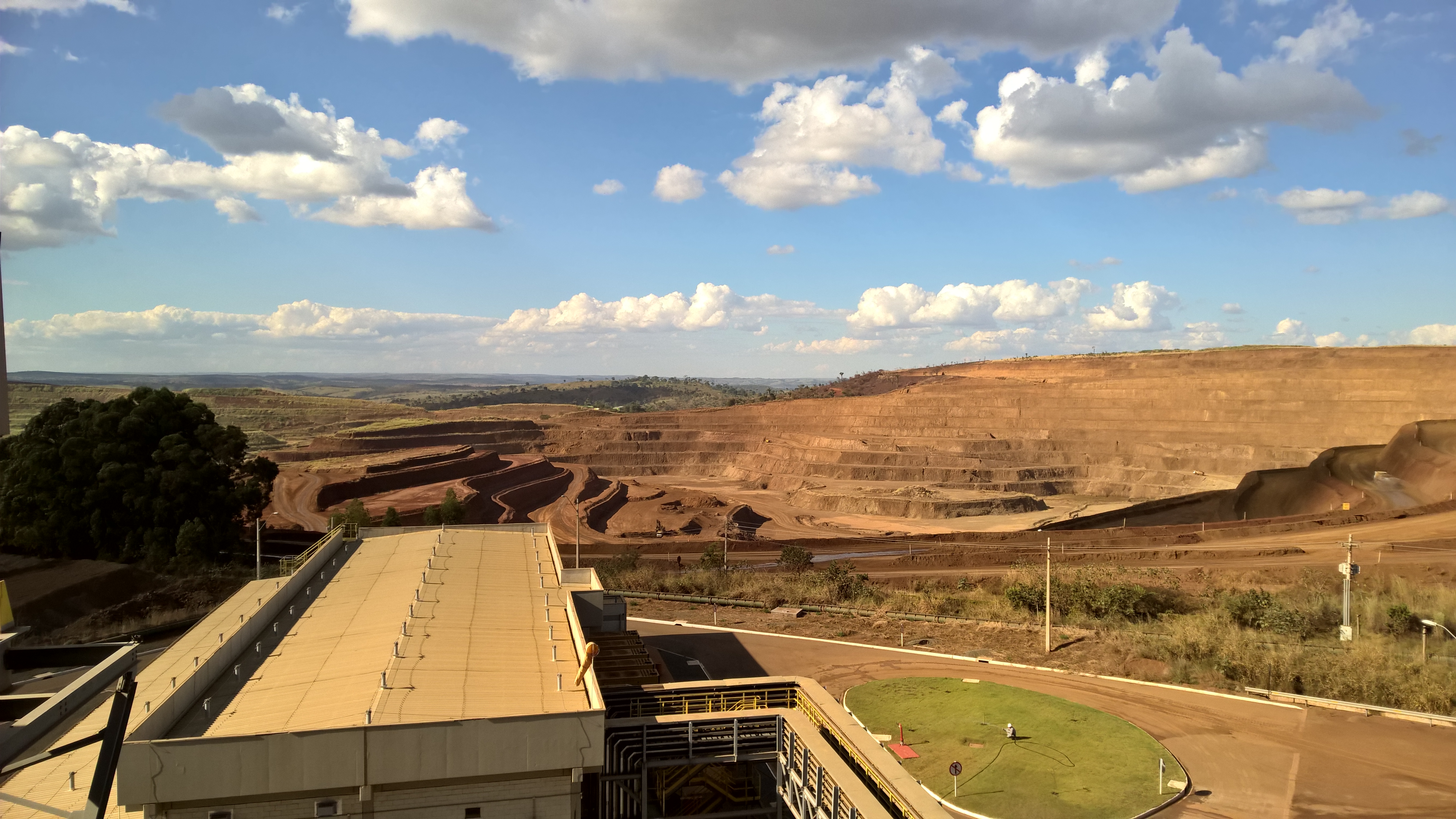 View of the mine in Catalão in the Brazilian state of Goiás © Clausthal University of Technology