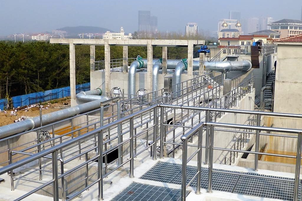 Biofiltration plant of a Chinese municipal wastewater treatment plant © BHU Umwelttechnik GmbH