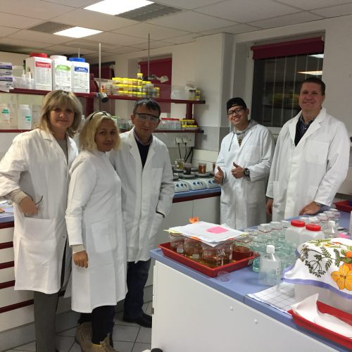 Central Asian TRANSPOND project partners collaborate on laboratory work in Radeberg