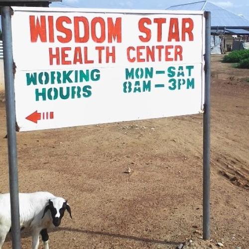 Sign to Health Centre